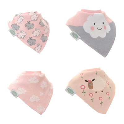 Ziggle Bandana Dribble Bibs Hearts and Bows available online and ...