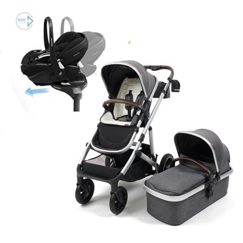 Babylo Zummi Halo Travel System Moon Grey with Maxi Cosi Pebble 360 PRO ...